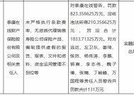 泰康在线被罚没合计超1033万元：未严格执行条款费率，无资质代理销售寿险公司保险产品等