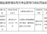 紫金保险天津分公司被罚：因安责险业务赔偿限额低于规定 事故预防服务工作不到位